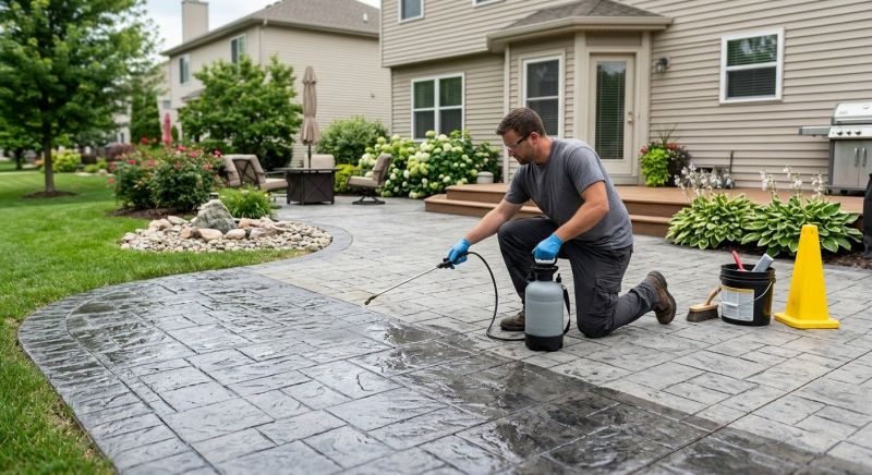 Concrete Patio Sealing in Bellevue, WA