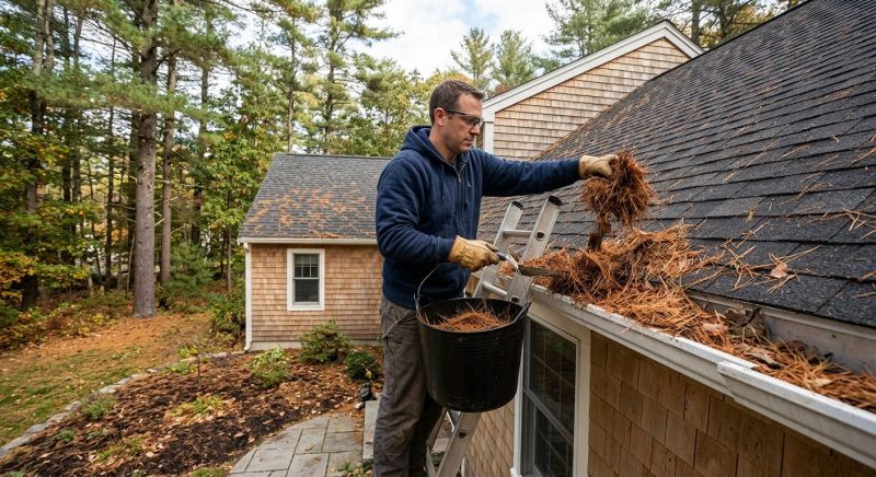 Gutter Pine Needle Removal in Richmond, VA