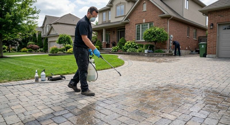 Paver Driveway Sealing in Kansas City, KS