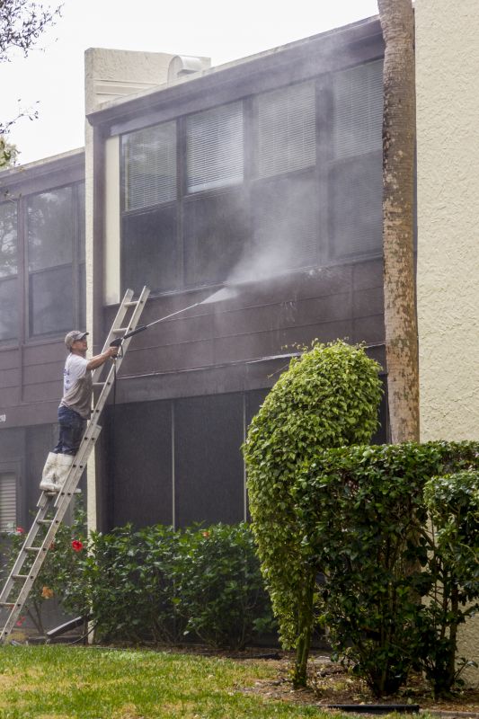 Wood House Exterior Cleaning