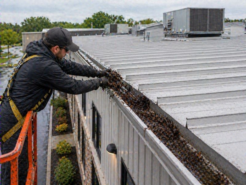 Commercial Gutter Unclogging in Denver County, CO