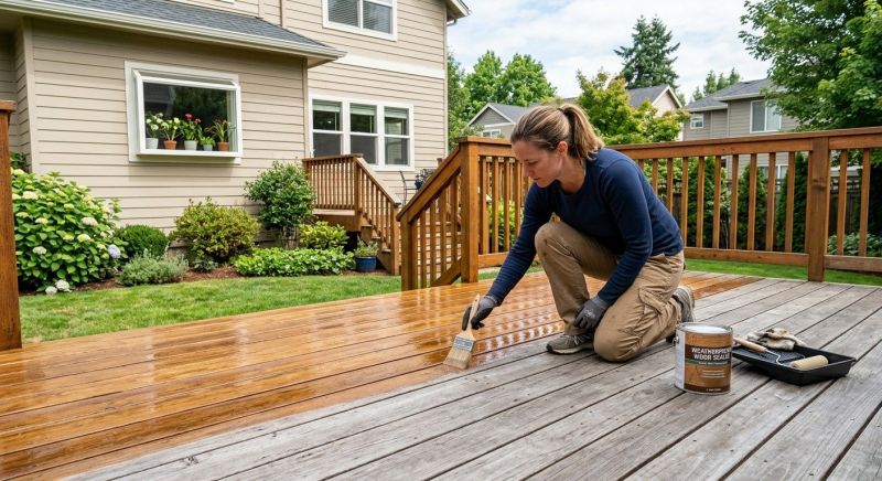 Concrete Deck Sealing in Tacoma, WA