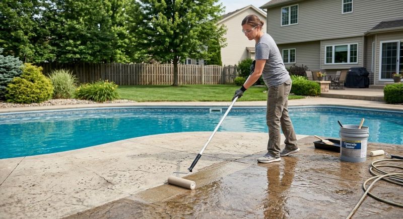 Concrete Deck Sealing in Alpharetta, GA