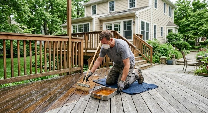 Concrete Deck Sealing in Gig Harbor, WA