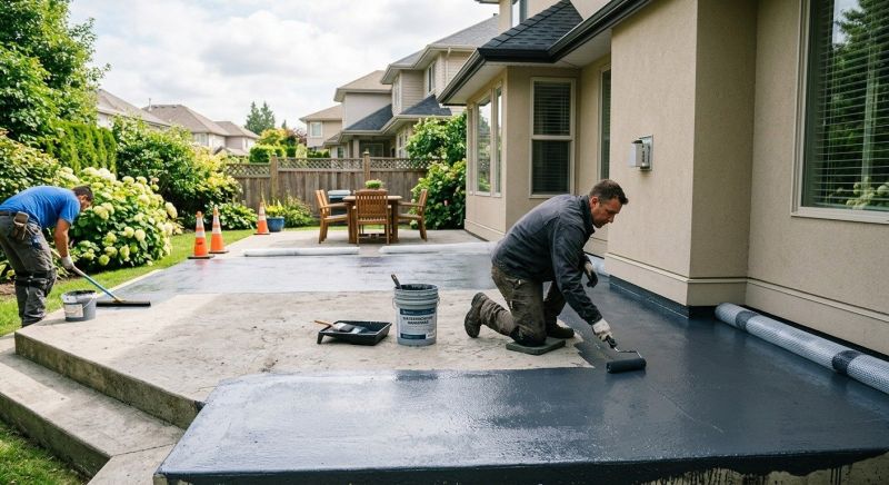 Concrete Patio Sealing in Gig Harbor, WA
