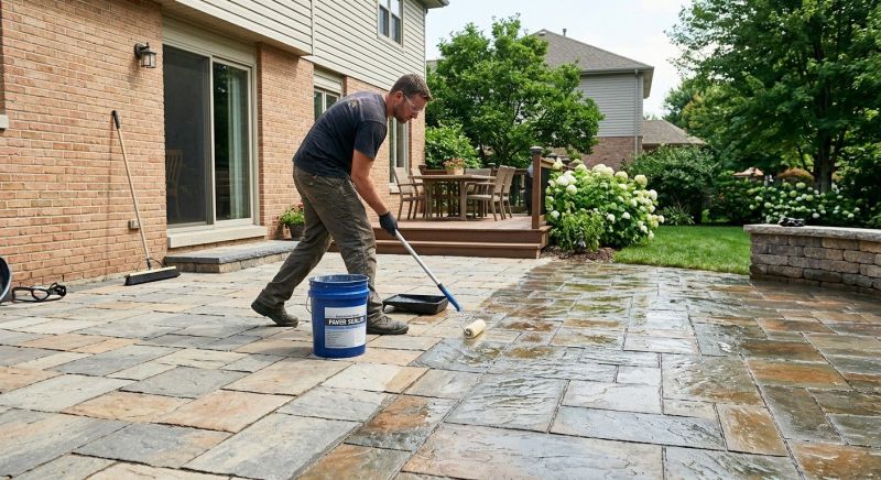 Courtyard Sealing in Redmond, WA