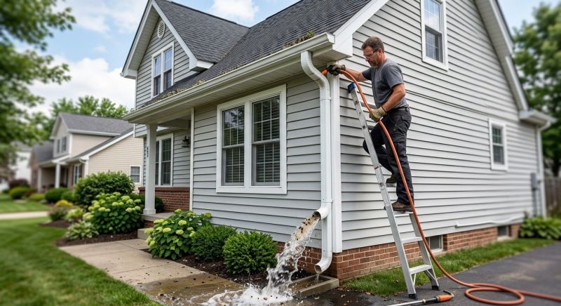 Downspout Blockage Removal in Westchester County, NY