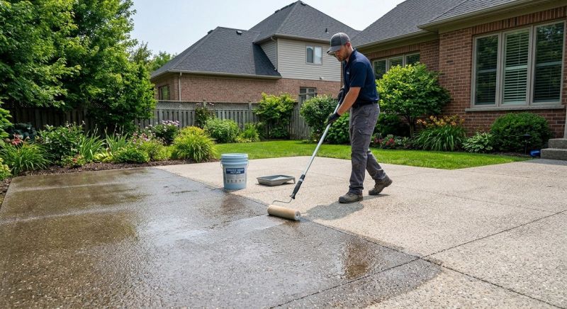 Porch Concrete Sealing in Tacoma, WA
