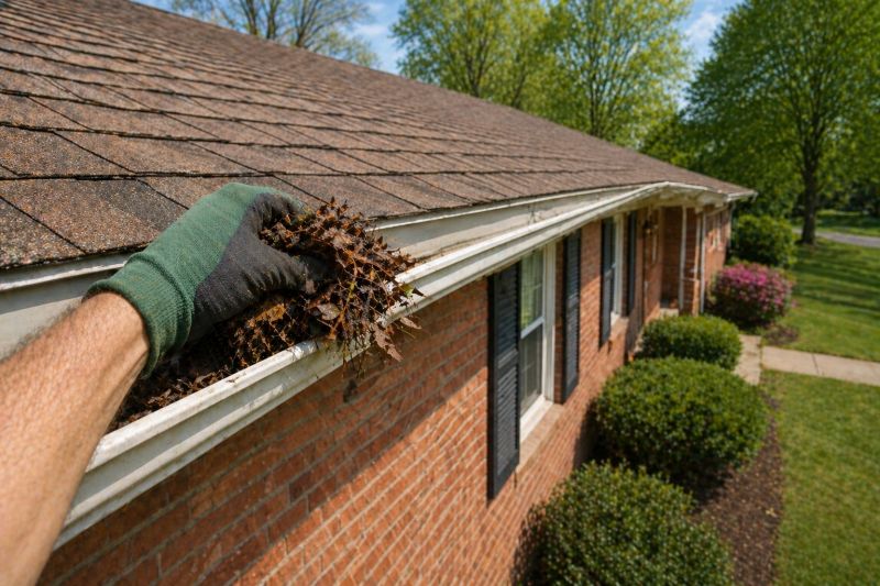 Rain Gutter Clearing in Fredericksburg, VA